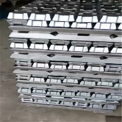 99,99% 99,9% lingots en aluminium en métal de lingot en aluminium pur pour la sidérurgie de métallurgie
