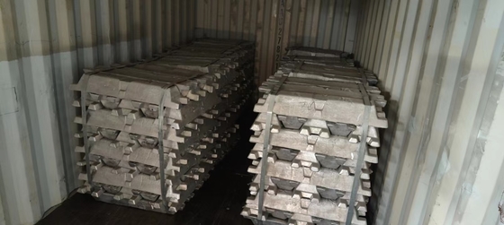 Aluminium en aluminium pur du lingot A8 des lingots A7 en aluminium de haute qualité à vendre