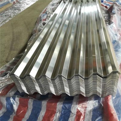 200 g/m2 revêtement de zinc plaque d'acier galvanisé SGCC feuille de métal ondulée